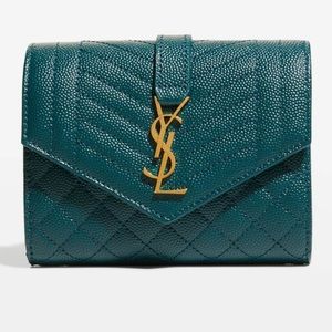 Saint Laurent Matelassee Envelope Clutch Wristlet- EUC